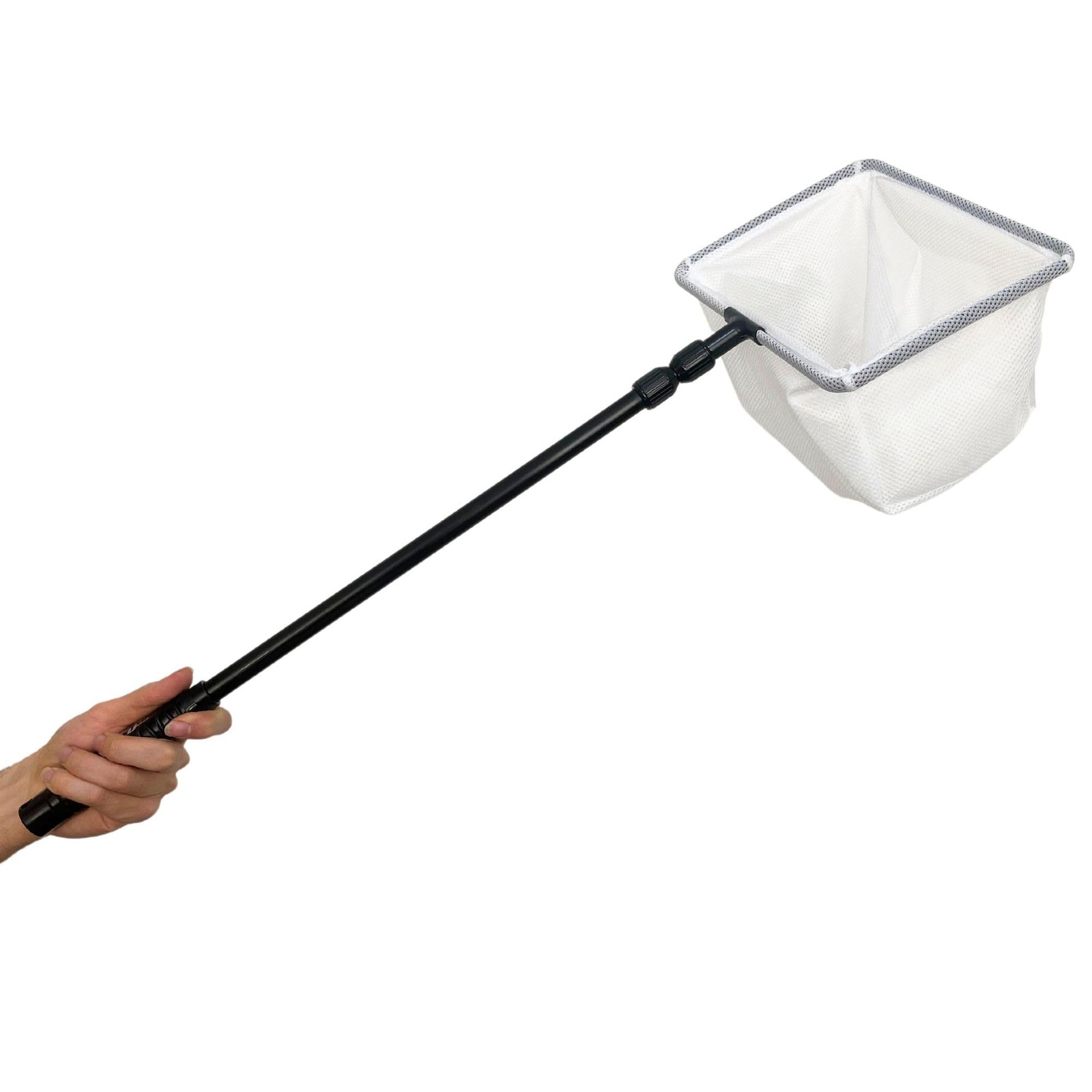 - Large Aquarium Fish Net with Extendable 22"-33" Handle, Telescopic Fish Tan...