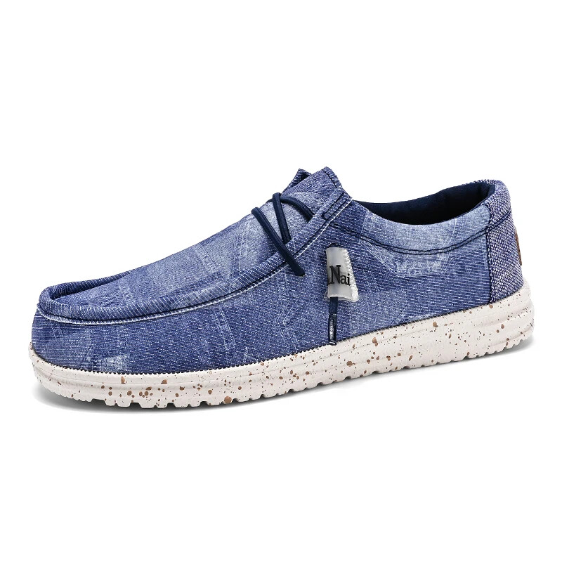 Men's Casual Shoes Canvas Shoes Breathable Walking Flat Shoes Loafer Sneakers