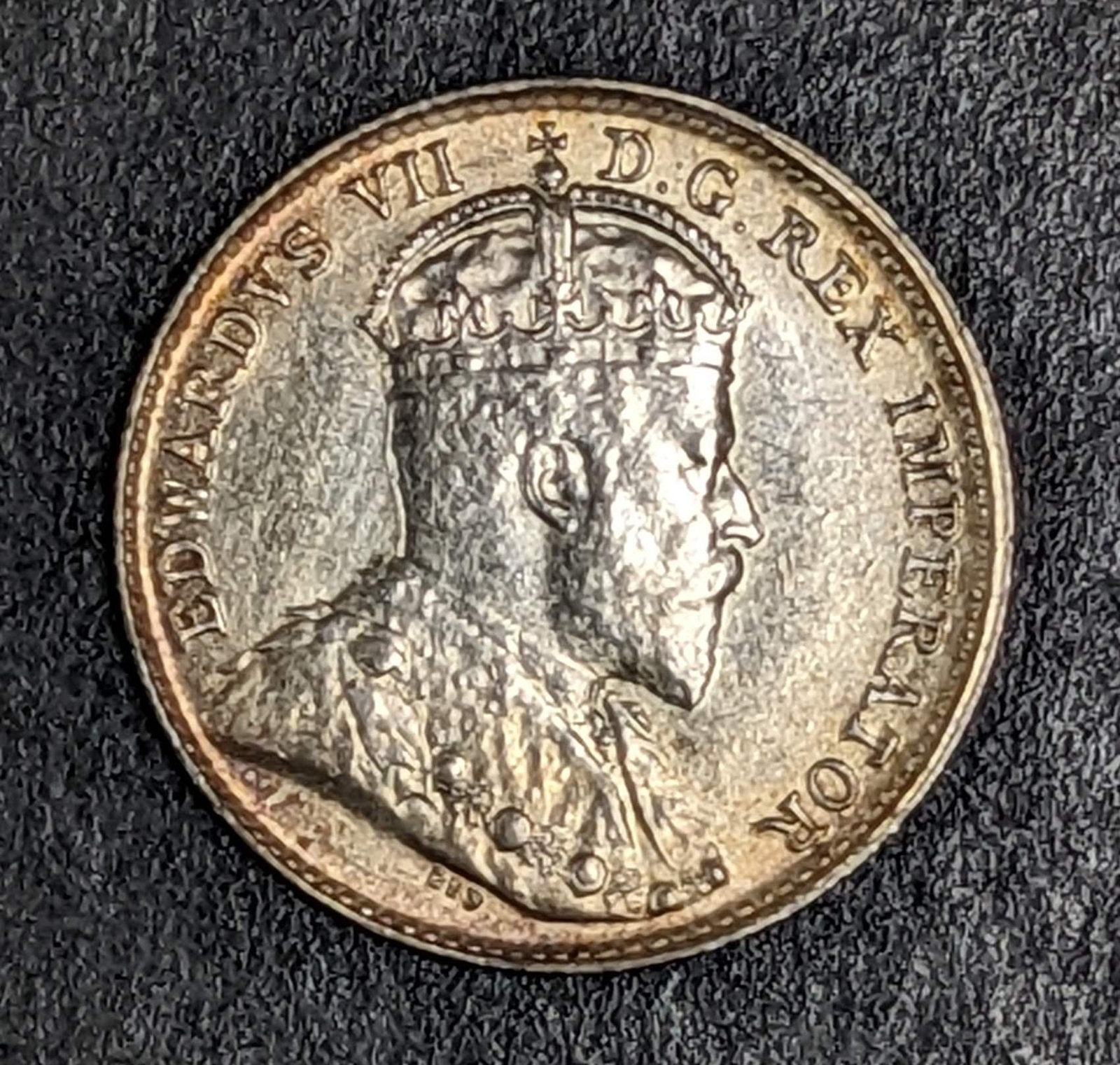 1903 Canada 5 Cent Silver Edward VII