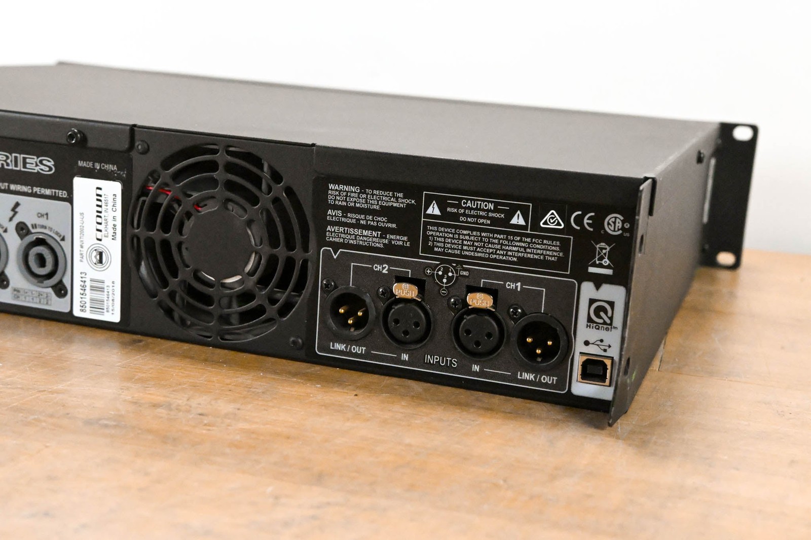 Crown XTi 2002 2-Channel Power Amplifier CG010TF