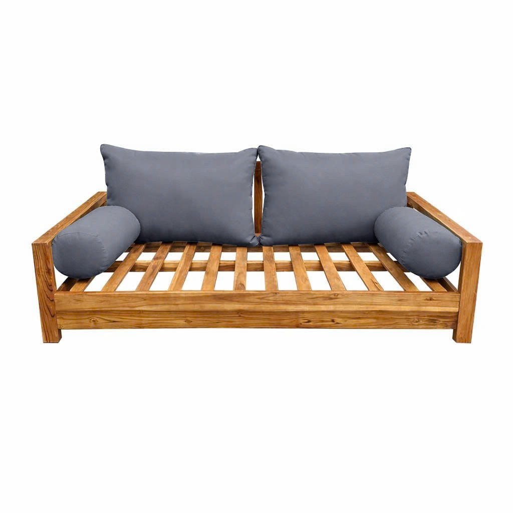 |COVER ONLY| STYLE 2 Full Bolster Pillow Daybed Porch Swing Knife Edge AD001