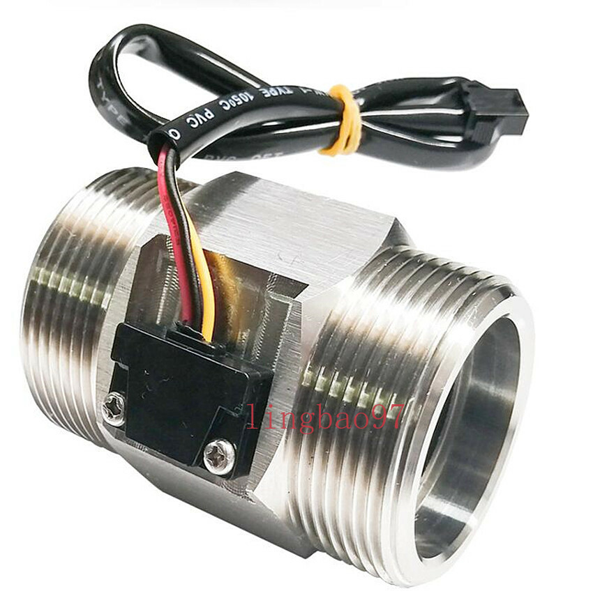 1PC NEW S304 1.5" DN40 2~150L/min water Hall Turbine flow sensor industry meter