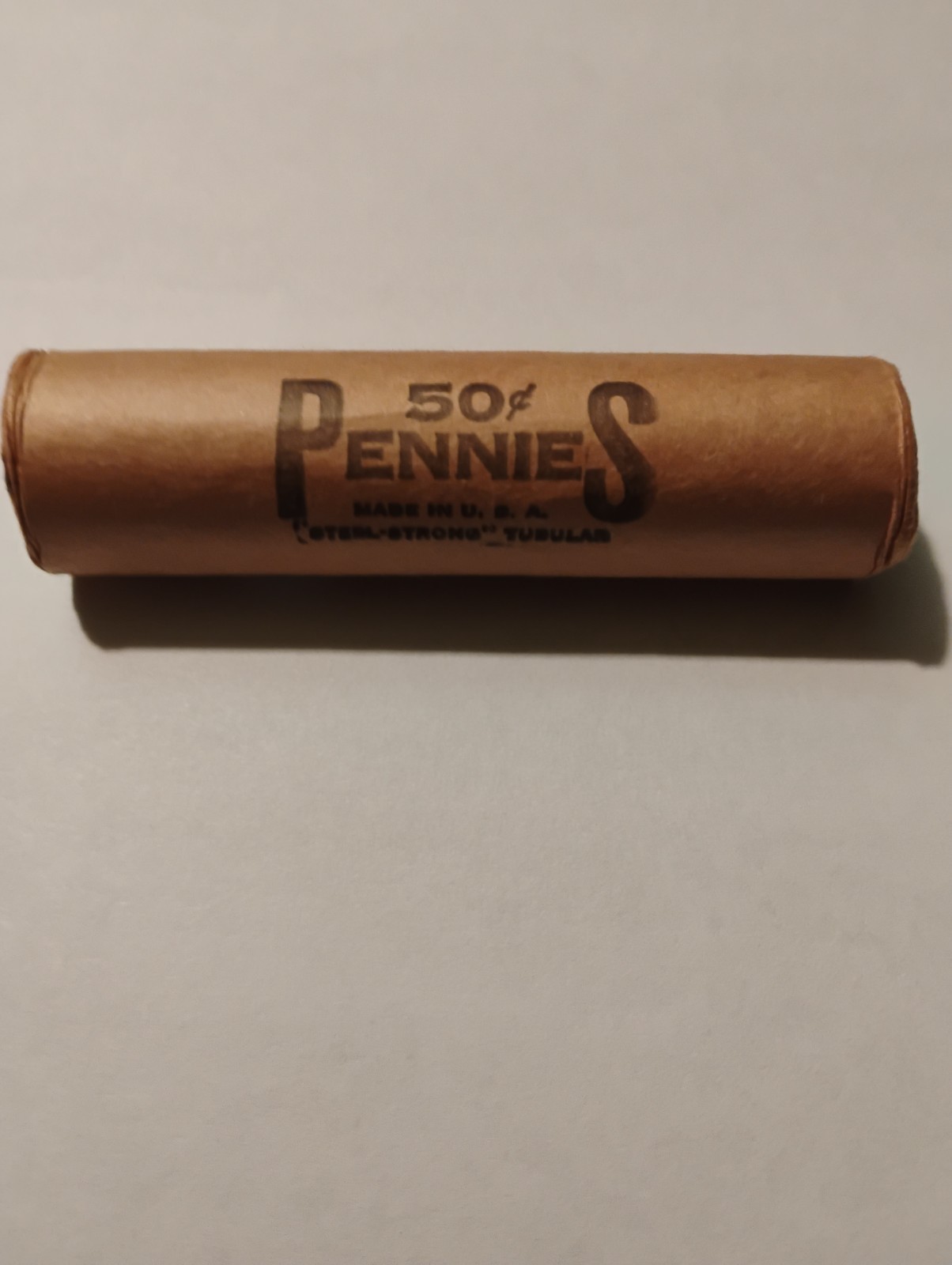 1959 uncirculated roll of 50 coins