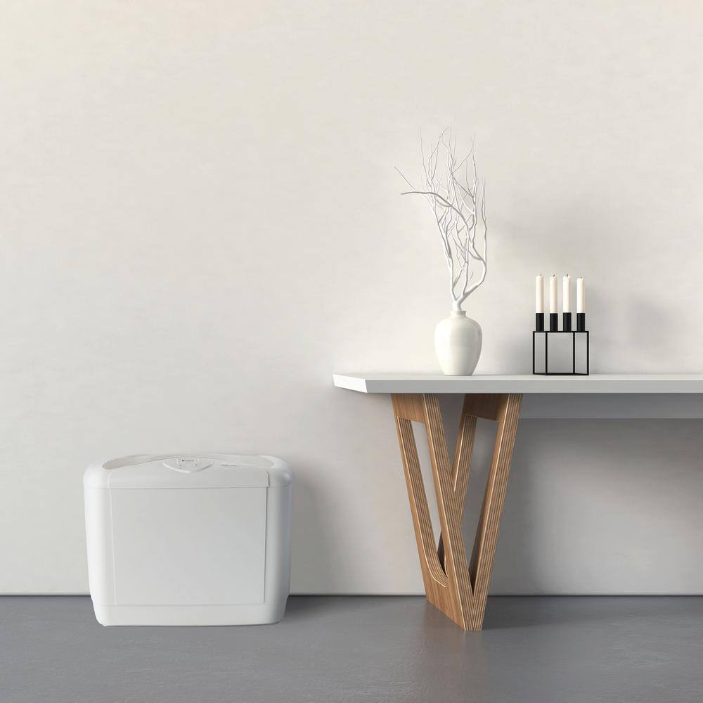 MINI CONSOLE 3-Gal. Cool Mist Evaporative Whole House Humidifier for 1,250 Sq...