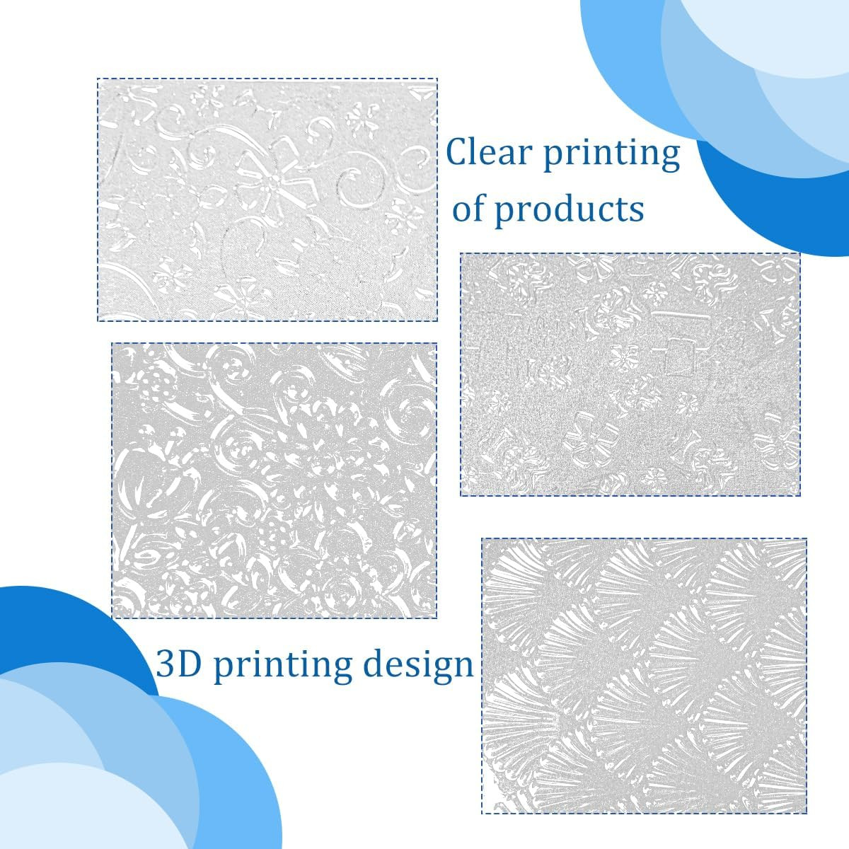 24 Pcs Polymer Clay Texture Sheets Boho Embossing Texture Sheet 17 X 25 Clay Tex