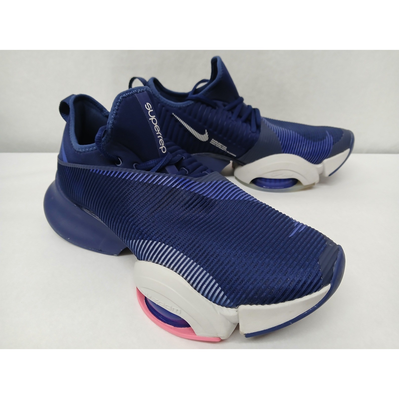Nike Men's Air Zoom Superrep Training Shoes HIIT CD3460-405 Blue Grey Sz 10.5