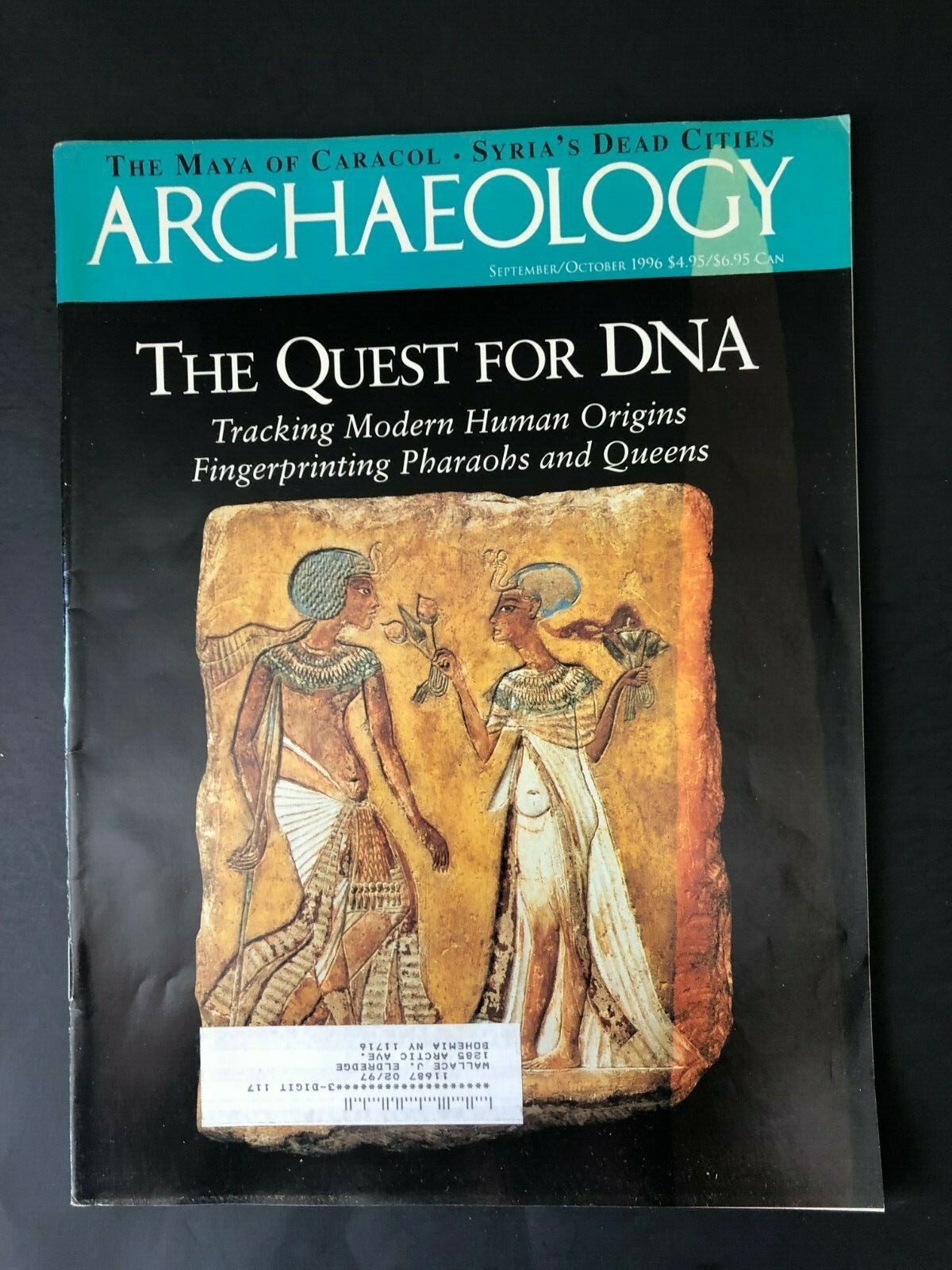 Archaeology Magazine September/October 1996  Quest for DNA