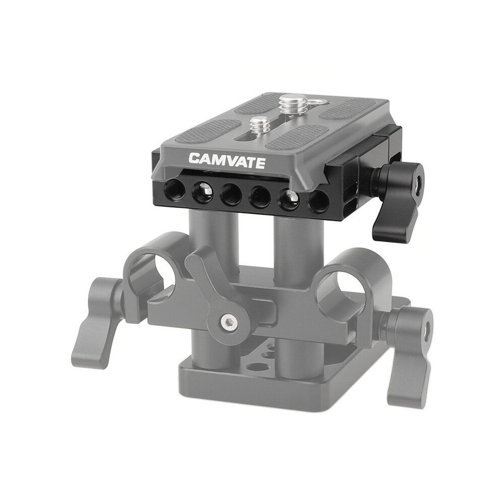 CAMVATE Manfrotto Quick Release Adapter Baseplate Slide-in Style For Manfrotto