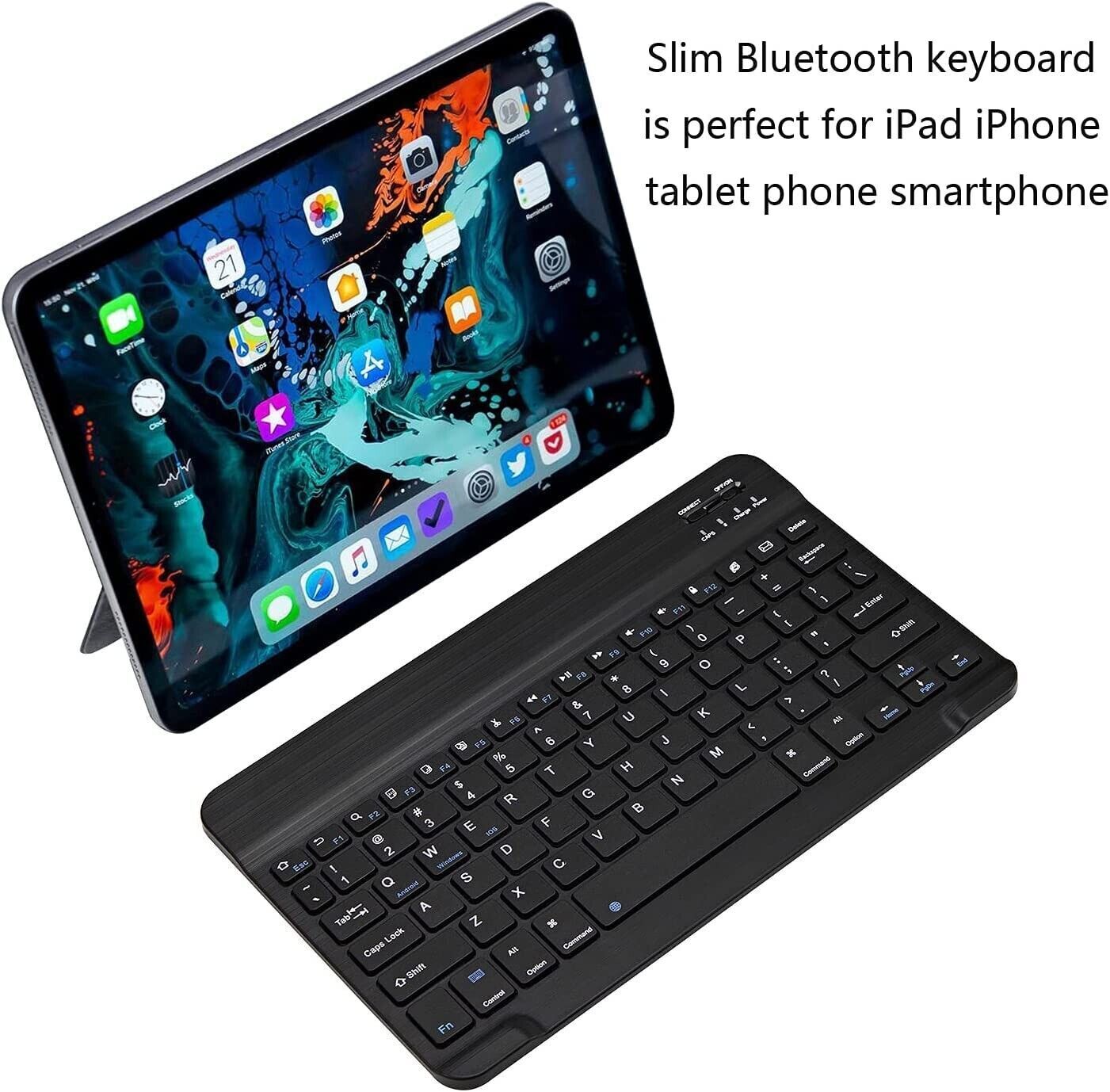 Wireless Bluetooth Keyboard and Mouse Waterproof For Apple iPad Mac PC Computer