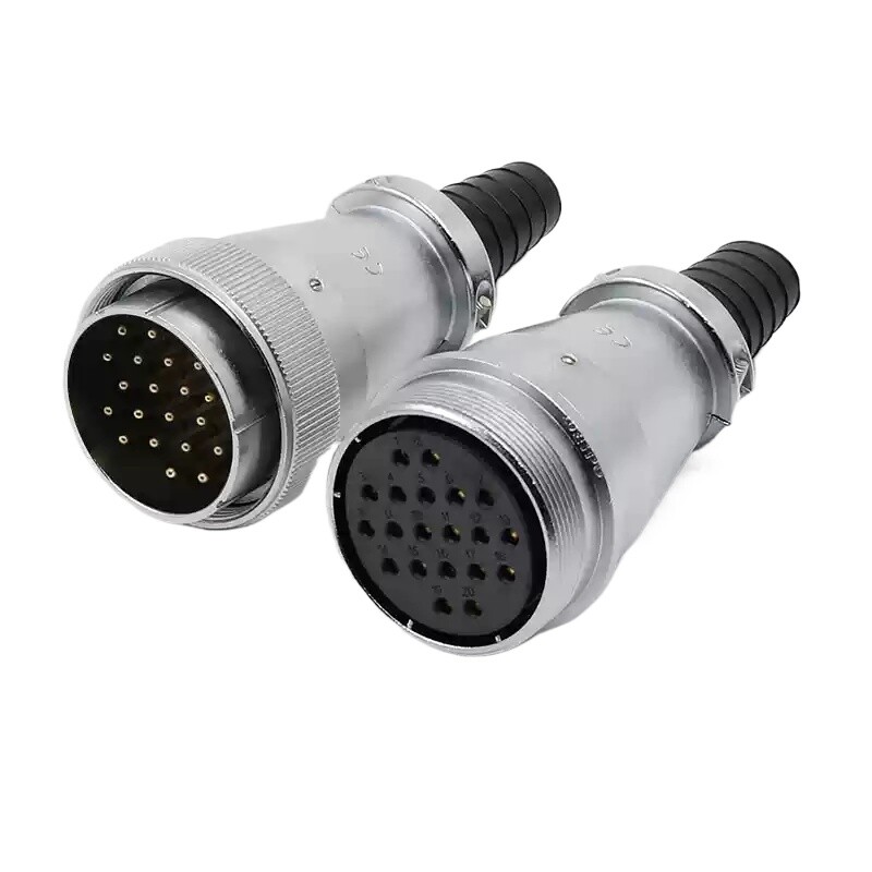 WS48 20-pin 25A 500V Aviation Industry Male Plug Docking Socket