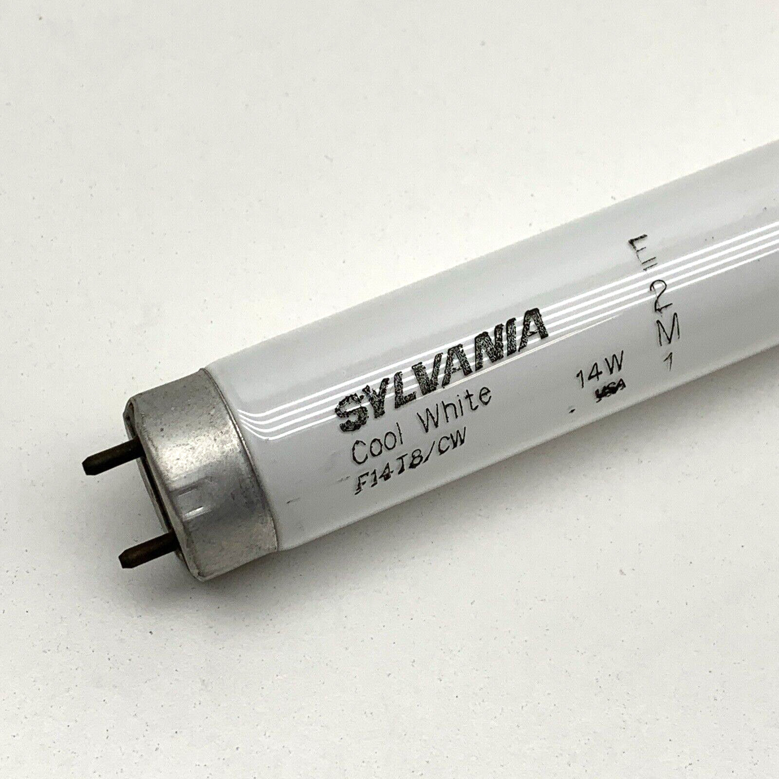 (2-Pack) Sylvania F14T8/CW Fluorescent 15" Lamp Light Bulb 14W Cool White USA