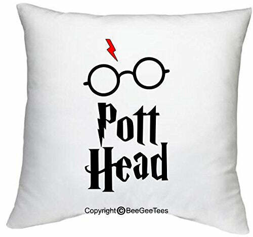 Pott Head Funny Wizard Inspired Wizard 18 x 18 Zippered Pillow Cover
