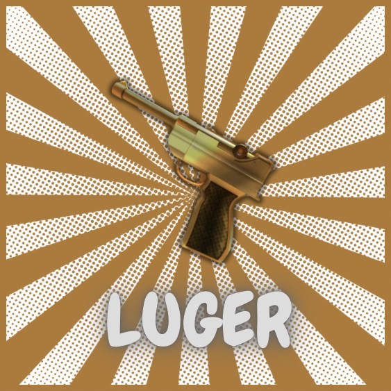 Gold Luger MM2 - Murder Mystery 2 Godly Gun