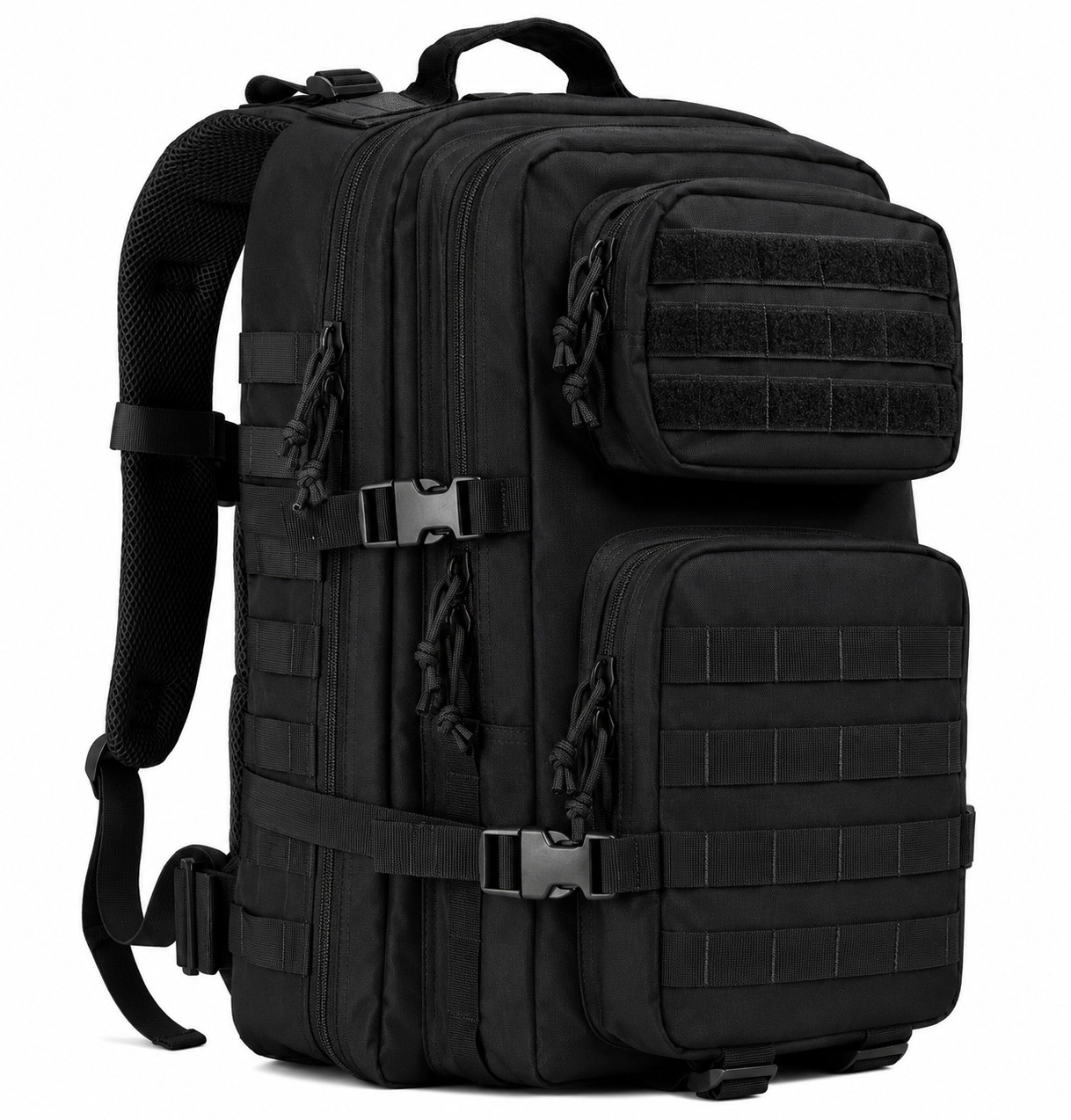Military Tactical Backpack 40L – MOLLE 3-Day Assault Pack - Black