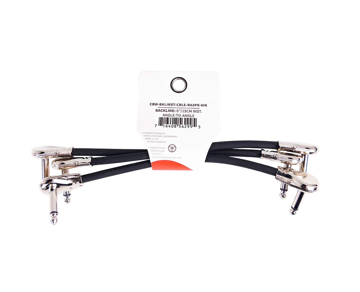 Vox V845 Classic Wah Pedal + Gator Patch Cable 3 Pack