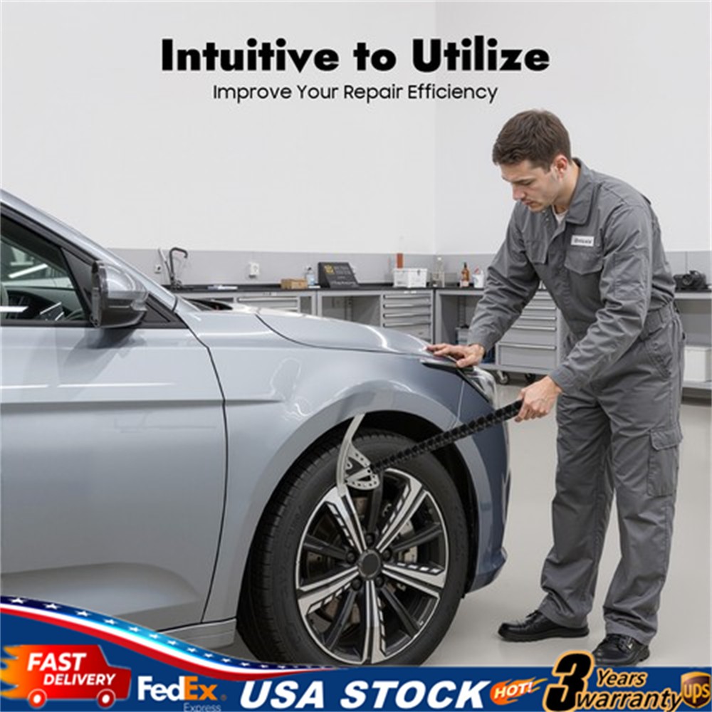 Car Fender Damage Repair Tools Adjustable Auto Dent Removal Kit Angle With bag