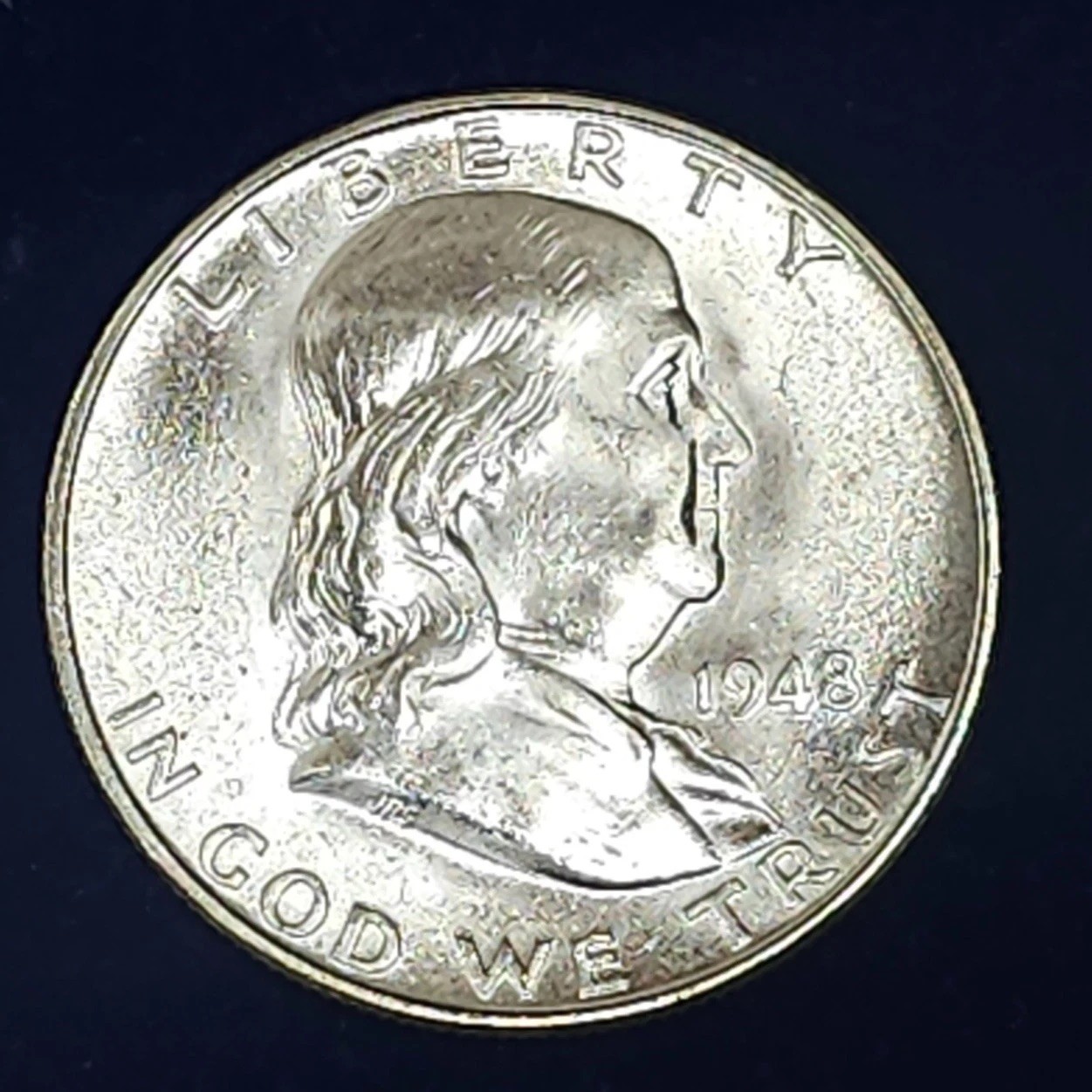 1948 Franklin Half dollar /BU+ / Full Bell Lines