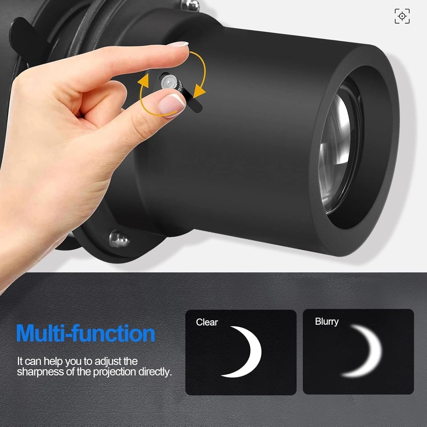 Conical Optical Snoot - Versatile Flash Projector for Photographers
