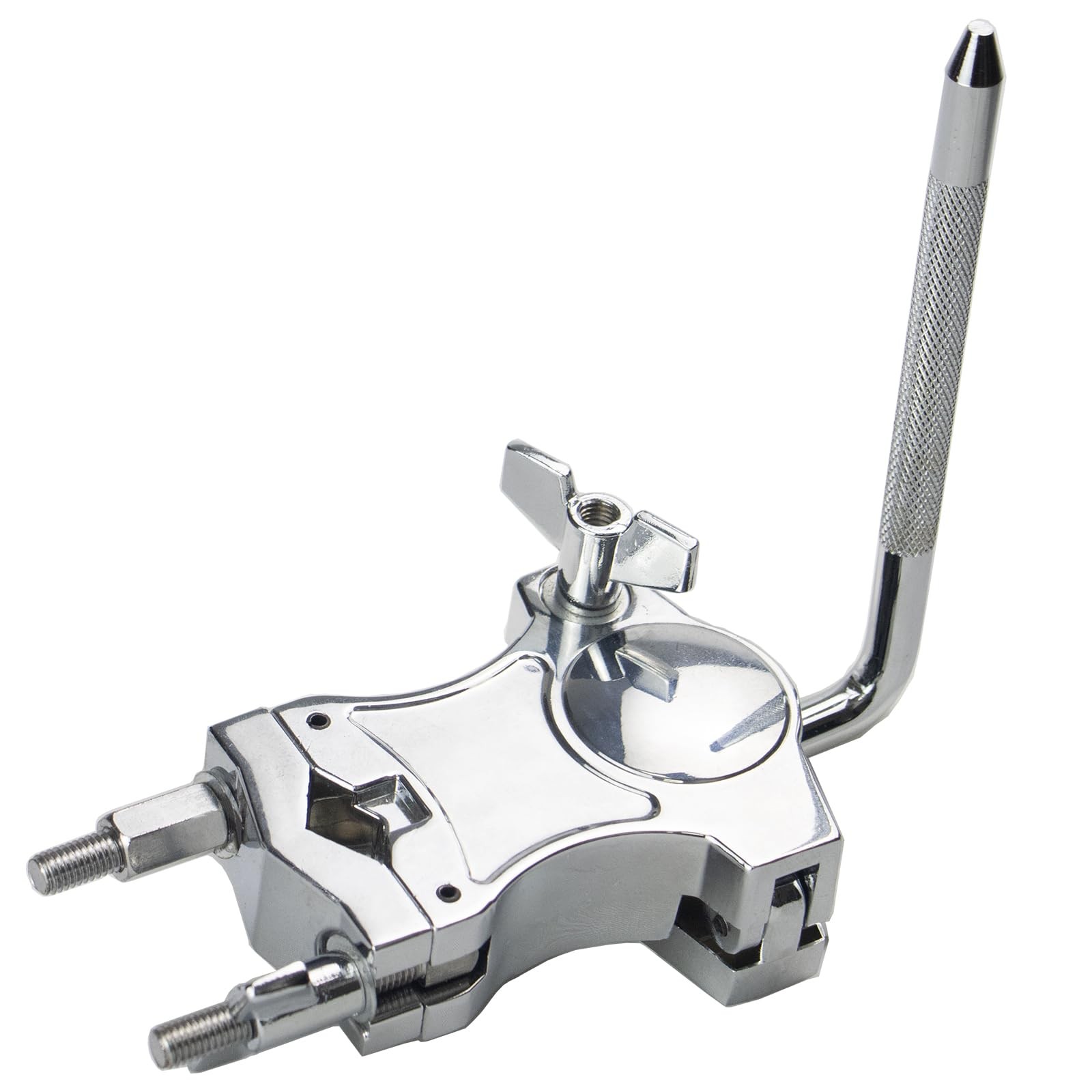 Adjustable Cowbell Clamp Drum Mount L Rod Bracket Holder Percussion Instrument