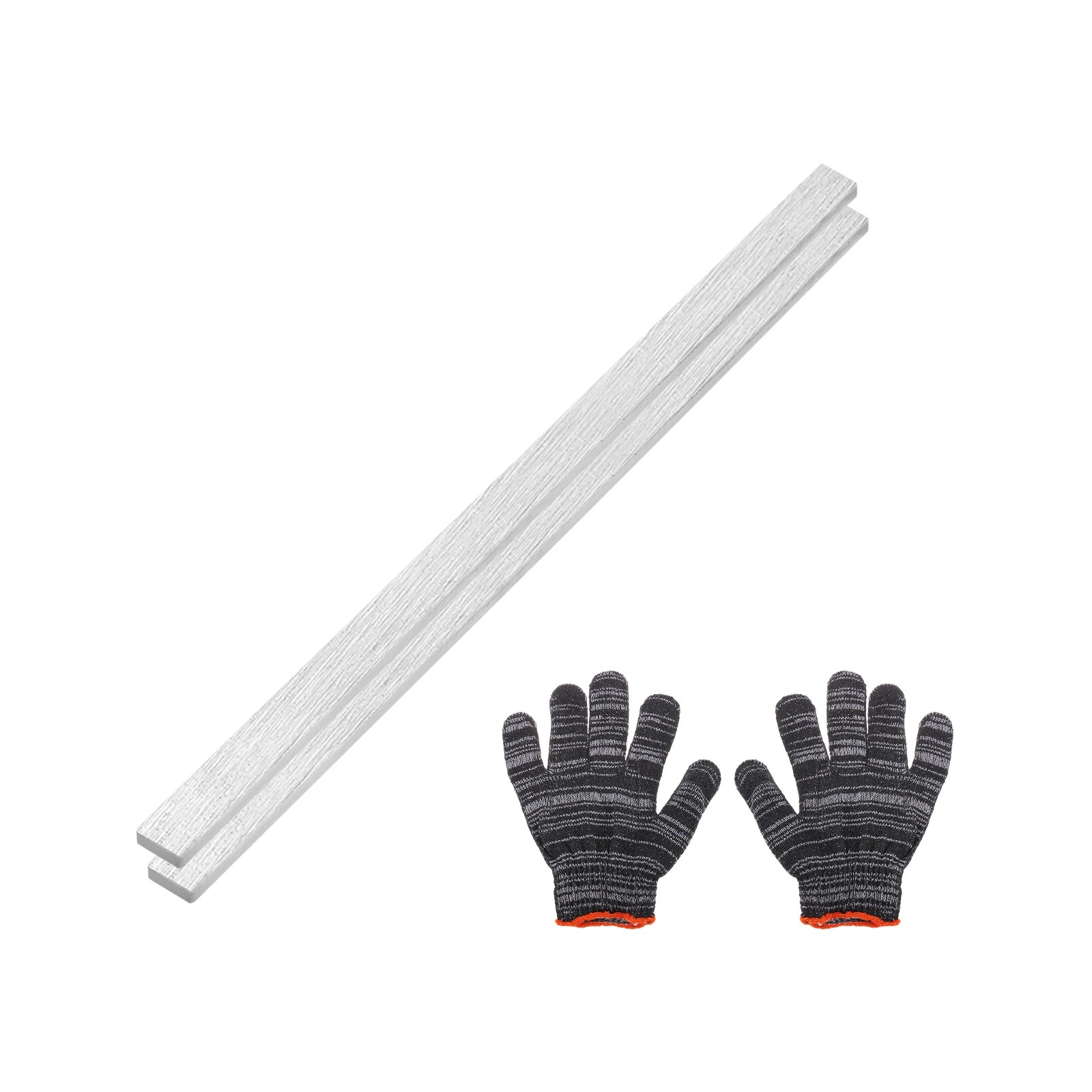 2 Set 304 Stainless Steel Flat Bar 5/32" Thickness 3/8" Width 7-7/8" Long