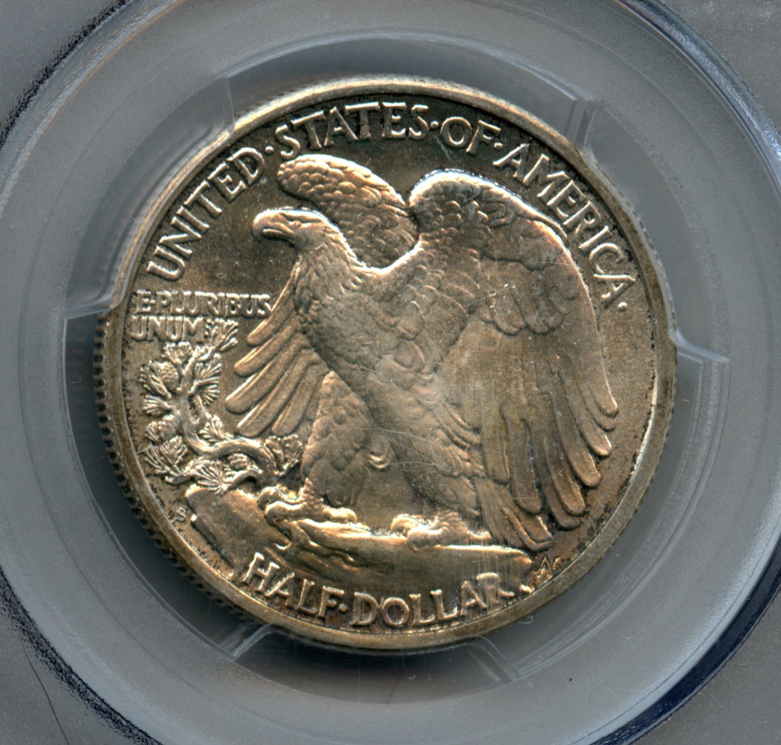 1943 S Liberty Walking Silver Half Dollar PCGS MS 66