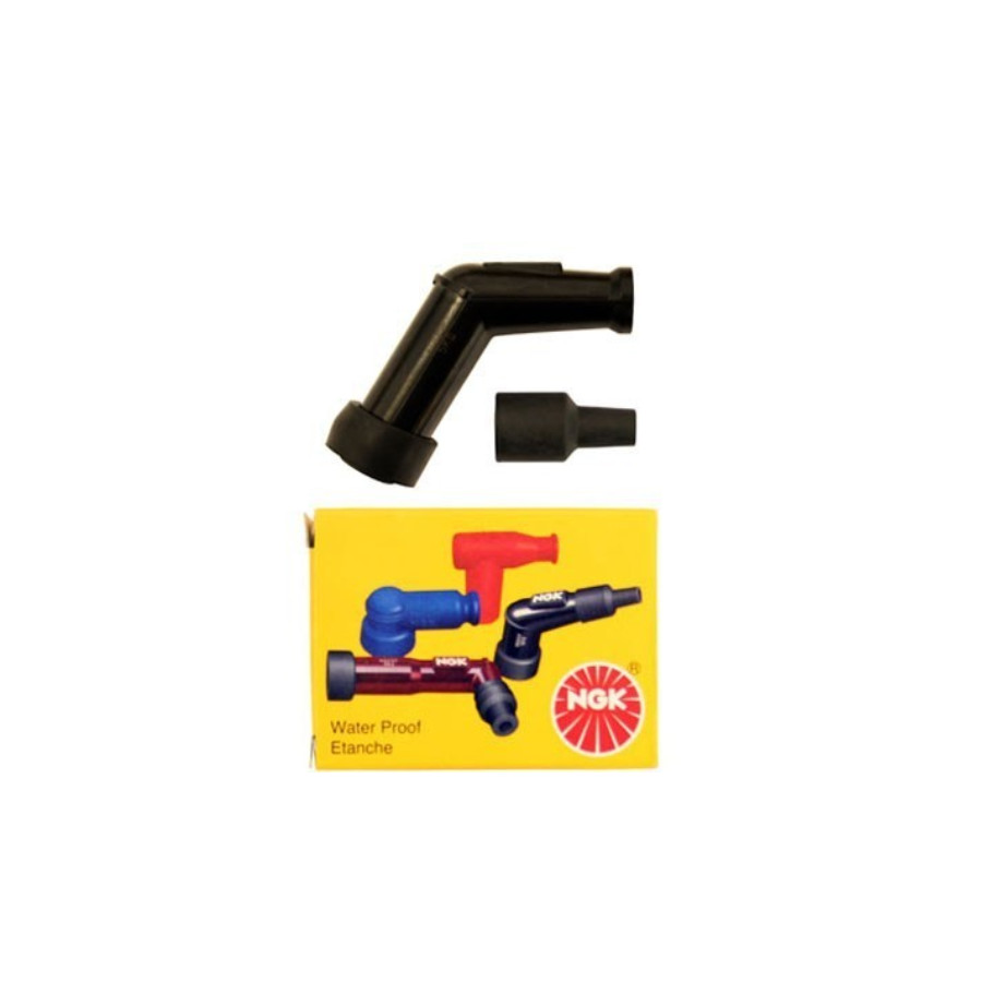 NGK SINGLE SPARK PLUG - VD05F BLACK PLUG CAP - NGK8052