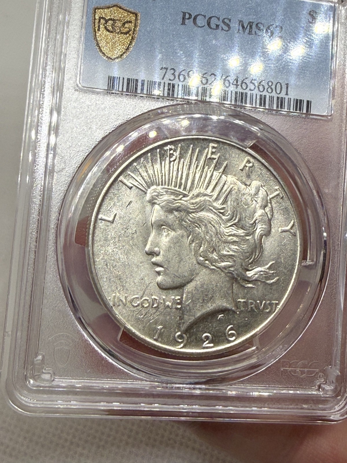 1926-S Peace Silver Dollar – PCGS MS62 – Better Date San Francisco Mint $1