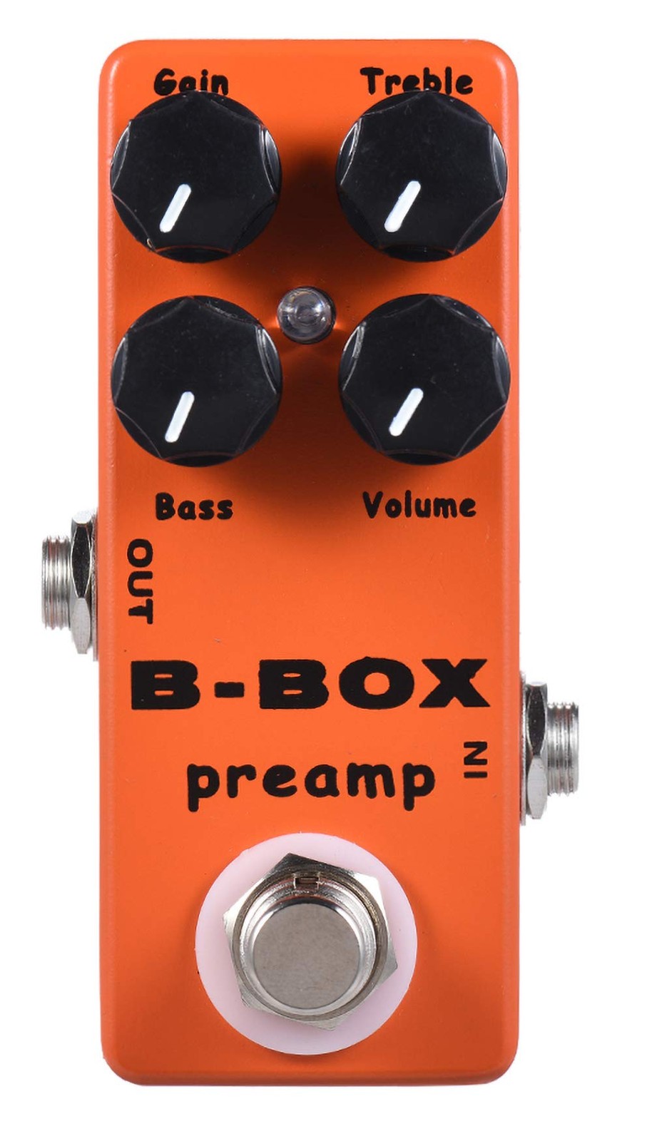 YMUZE Moskyaudio Mini B-Box Preamp Pedal Electric Guitar Effect with Overdrive F