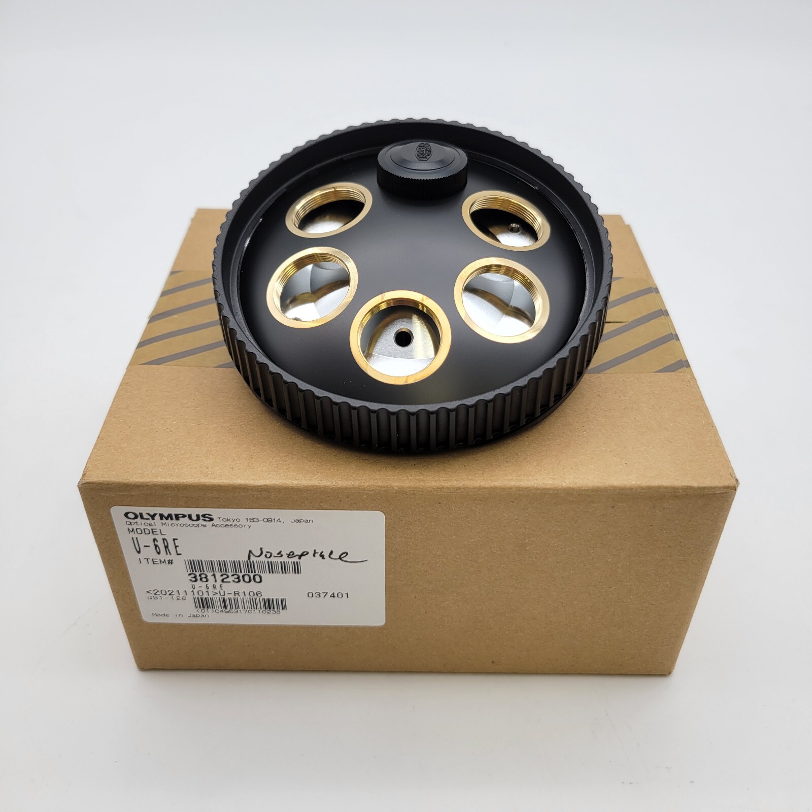 Olympus Microscope Nosepiece U-6RE Sextuple 6 Position Turret
