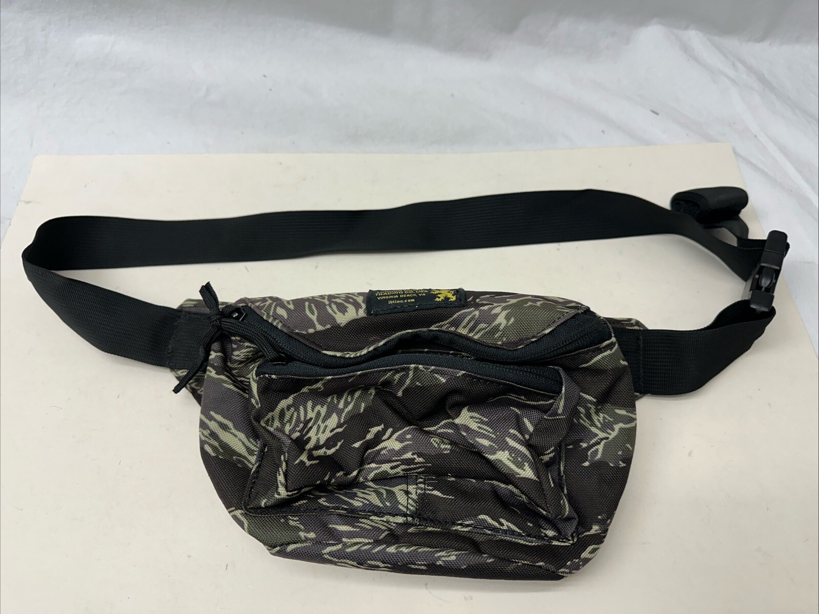 London Bridge Trading LBT-8027B MAS Grey Tiger Stripe Fanny Pack Concealed Carry