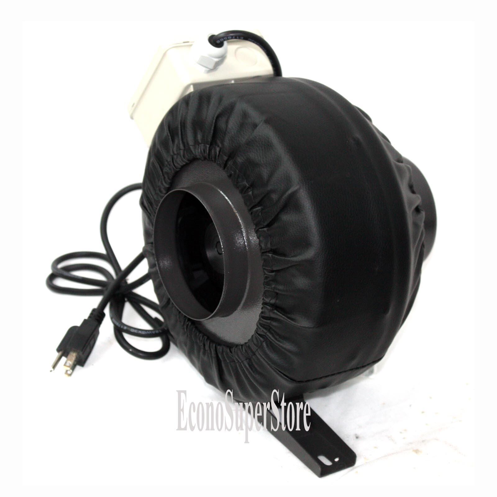 8" Inline Duct 200W 770CFM Hydroponic Exhaust Fan Ventilation Blower Air Cool