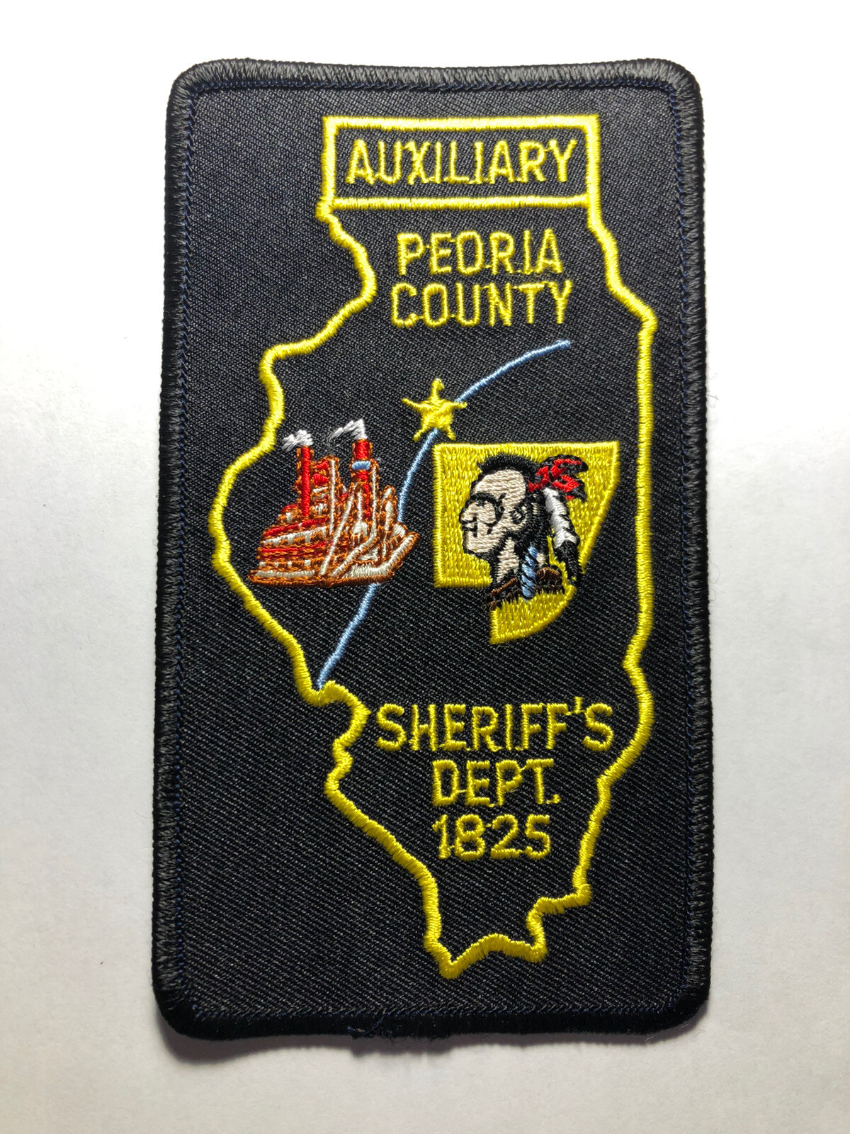 RARE ~ Peoria County Illinois Sheriff Auxiliary Patch