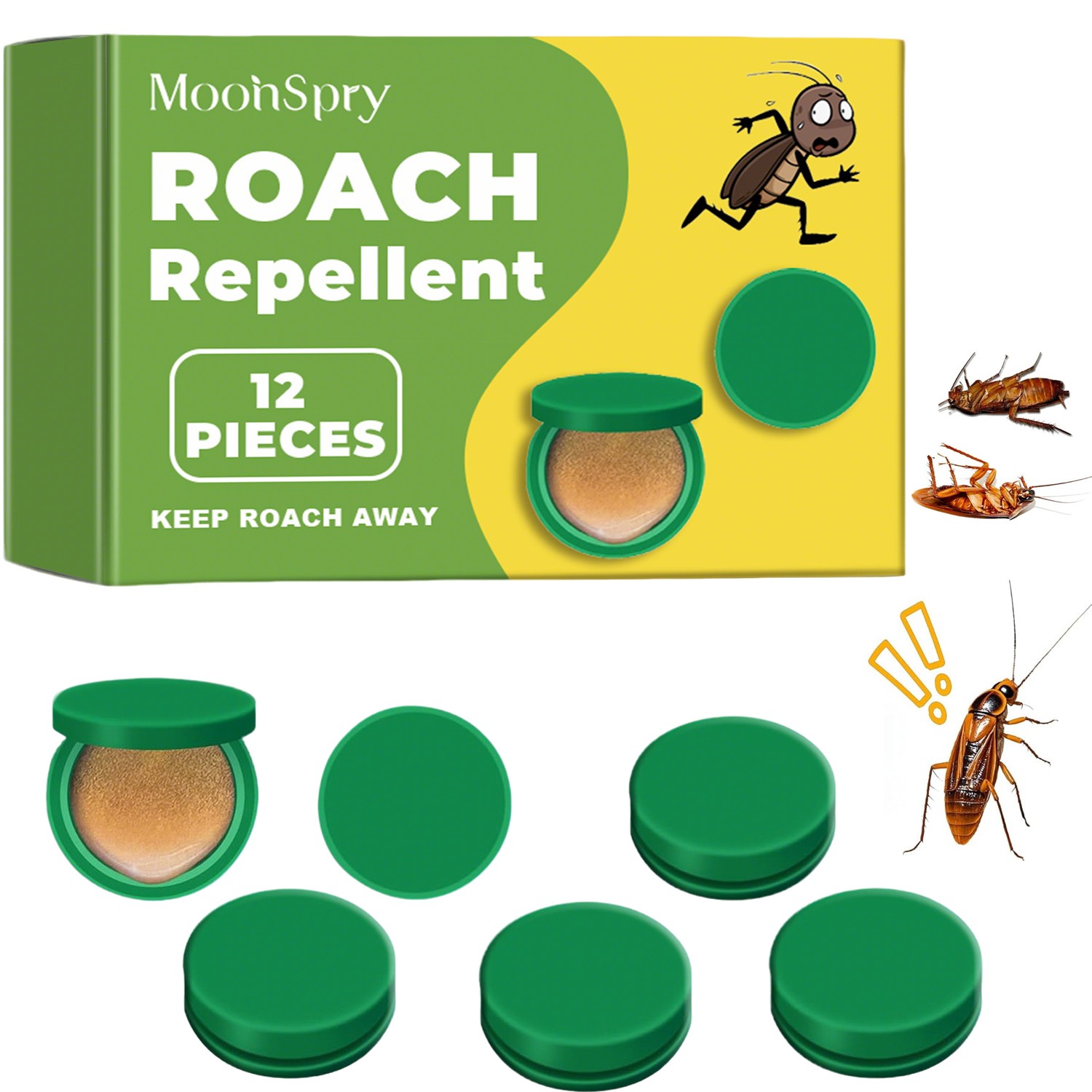 12 Pack Cockroach Gel Bait Highly Effective Roach Gel Bait Infestation Solution