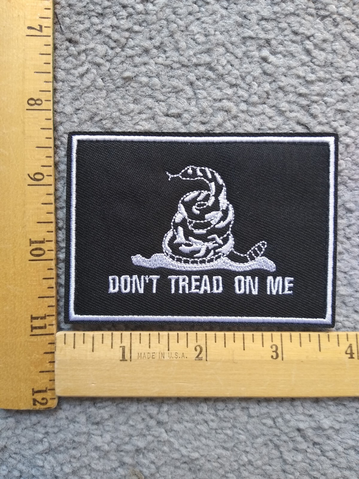 1 DON'T TREAD ON ME MOTORCYCLE BIKER  PATCH  FREE SHIPPING