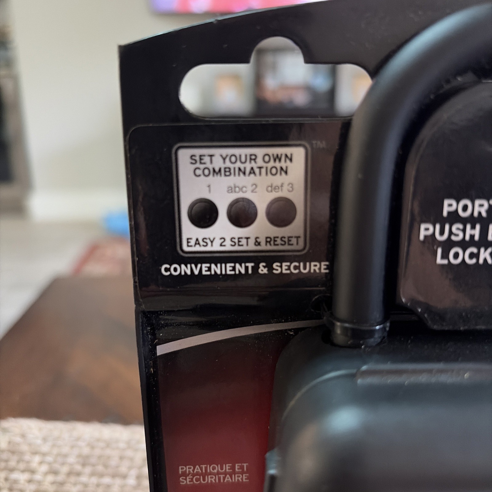 Master Lock Push Button Lock Box Resettable Combination Model 5422D