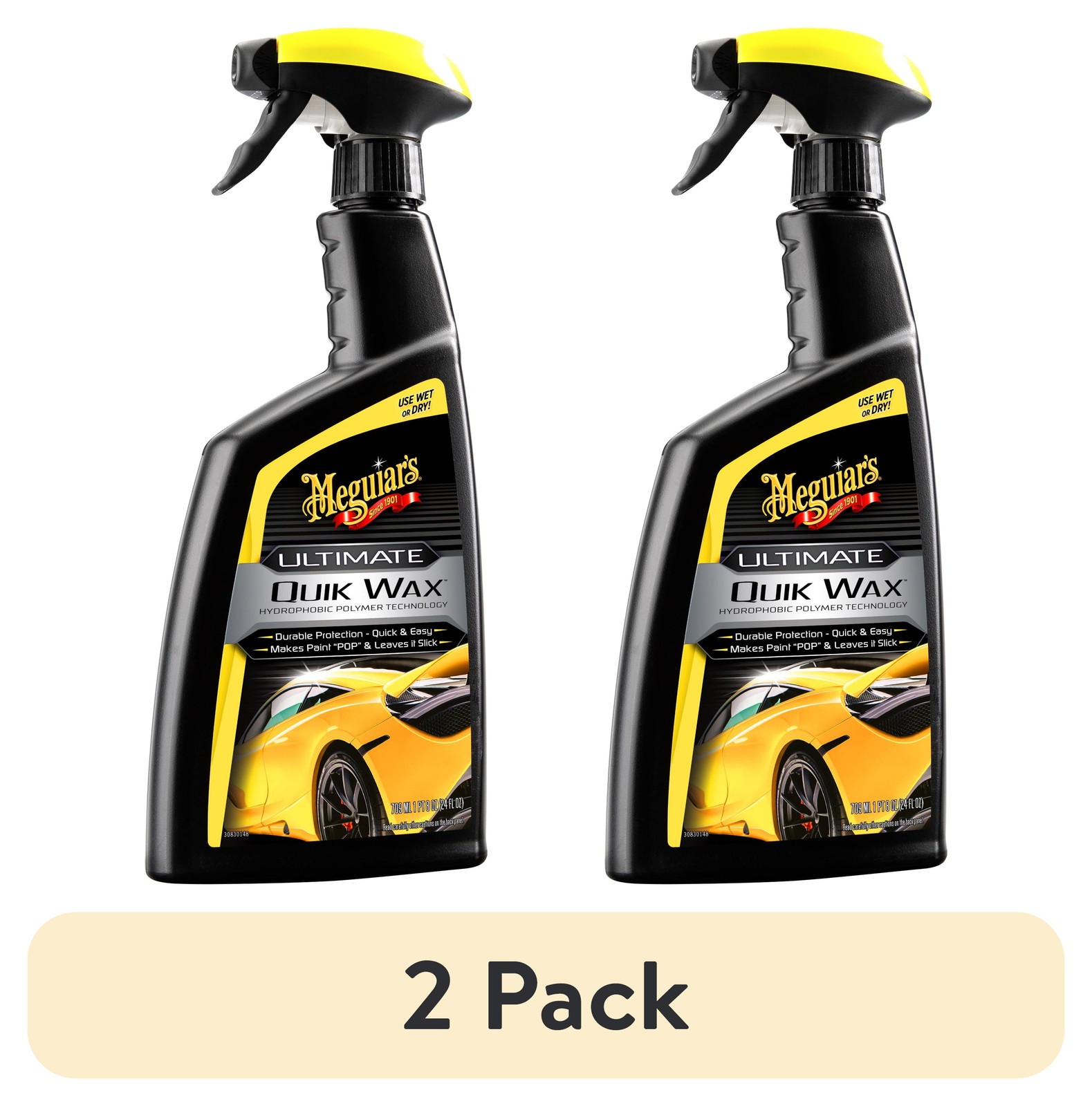 2 pack) Meguiar's Ultimate Quik Wax, G200924