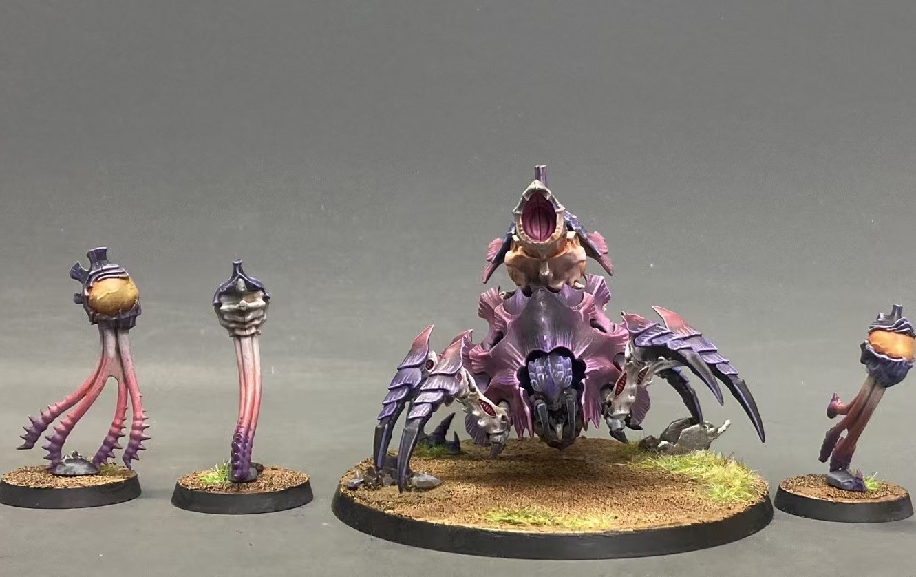 Presale Tyranids Biovore/Pyrovor Pro Painted Warhammer 40k Miniature Commission