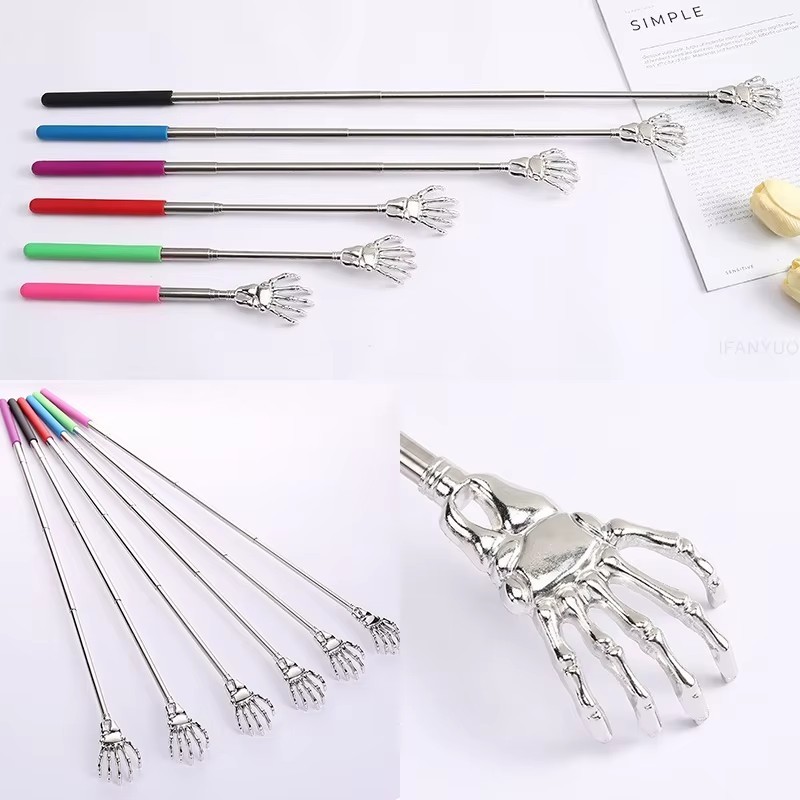 3 Pack Metal Back Scratcher Back Extendable Massager Bear Claw Telescopic New