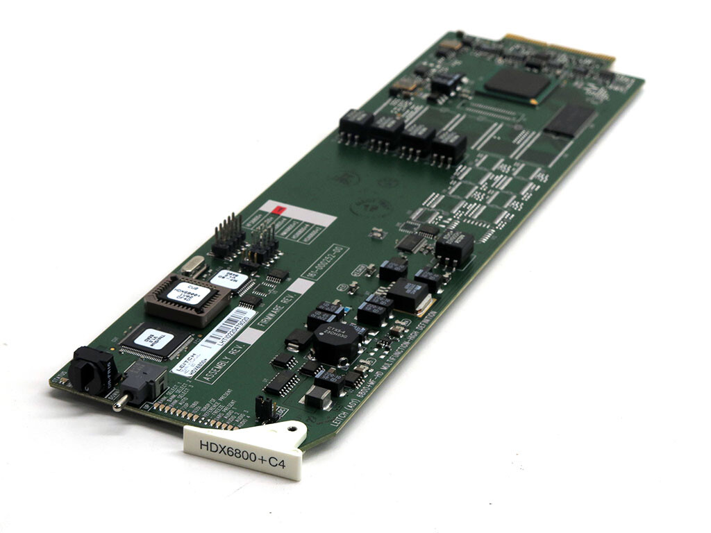 Leitch HDX6800+C4 4-channel HD-SDI AES/EBU audio de-embedder demultiplexer card