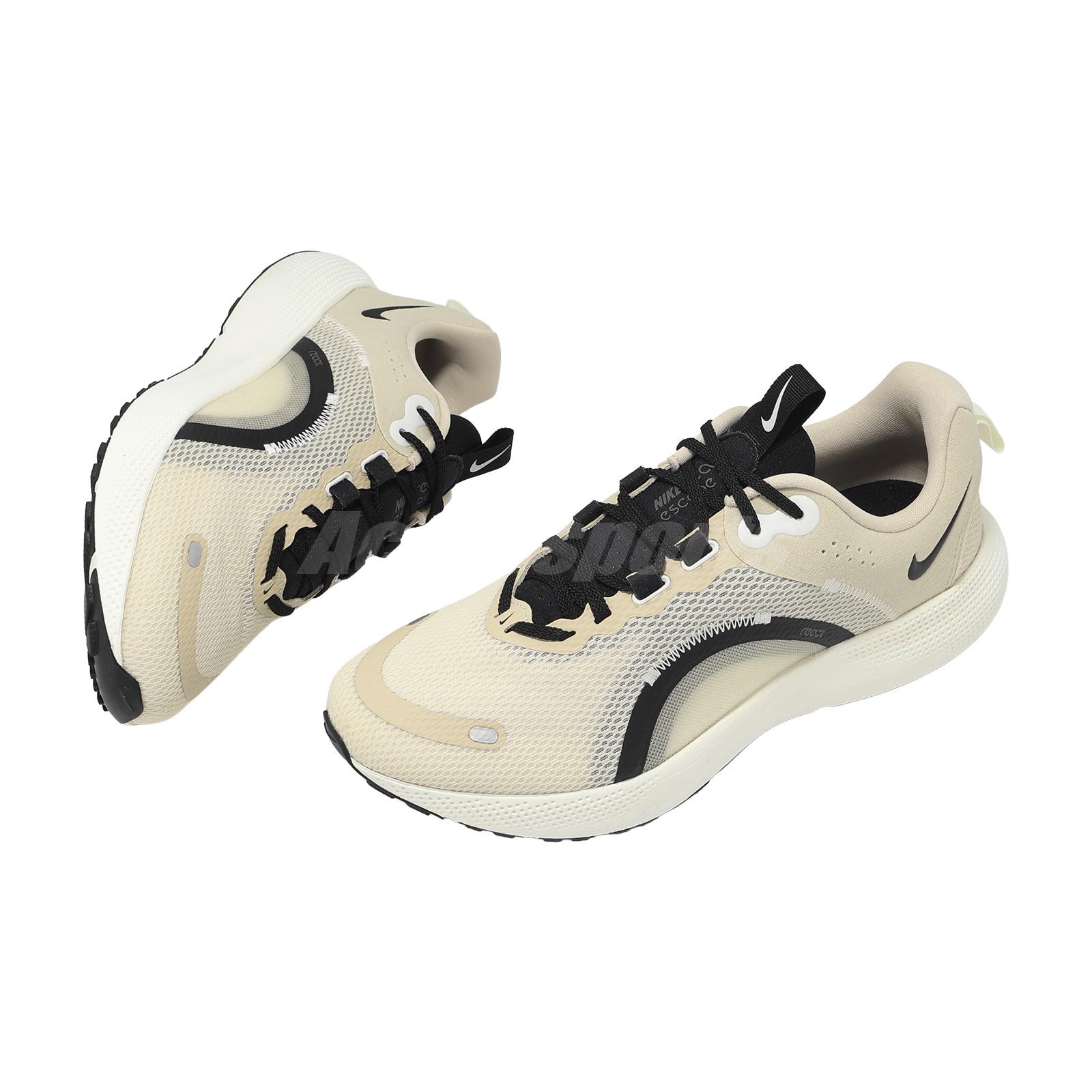 Nike Wmns React Escape RN 2 Sanddrift Black Women Road Running Shoes DJ9976-100