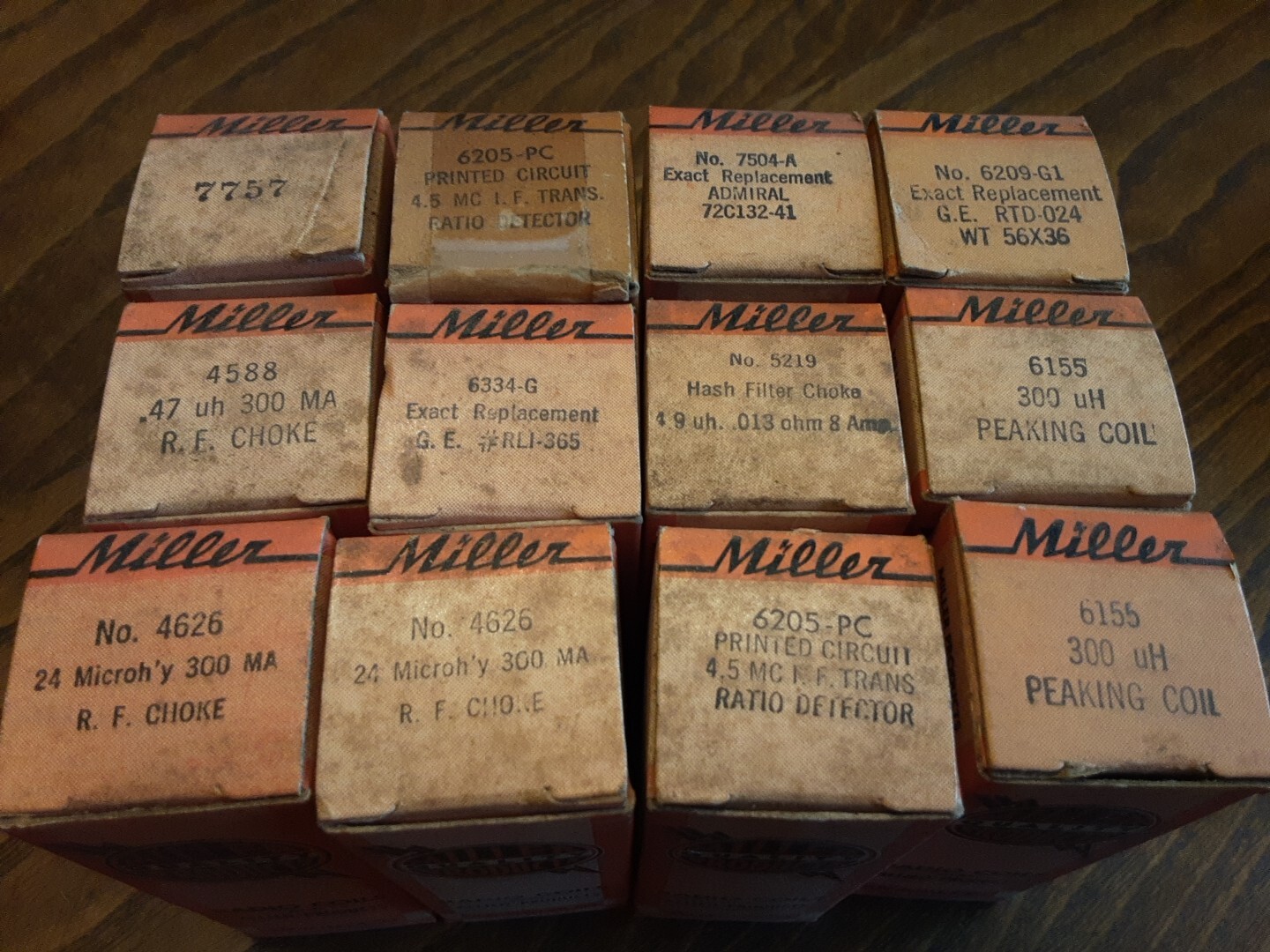NOS Miller Rf Choke Coil Lot 12pc