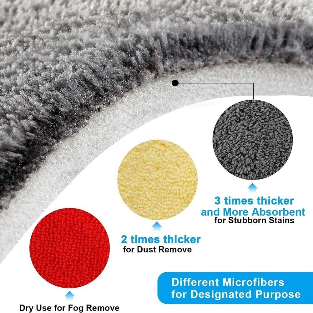 Efficient Car Cleaning Kit Washable for PADS Wiper for Window Windshield