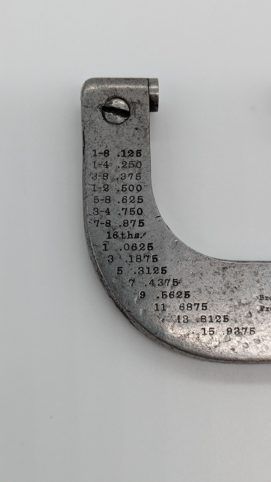 BROWN & SHARPE No. 47 OUTSIDE MICROMETER