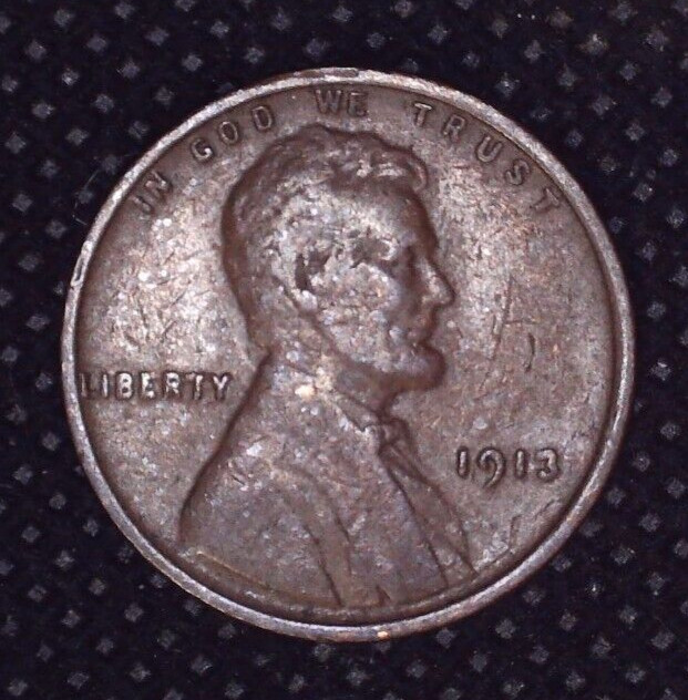 1913-P Lincoln Wheat Cent 1(C) Penny Nice Early Date #029