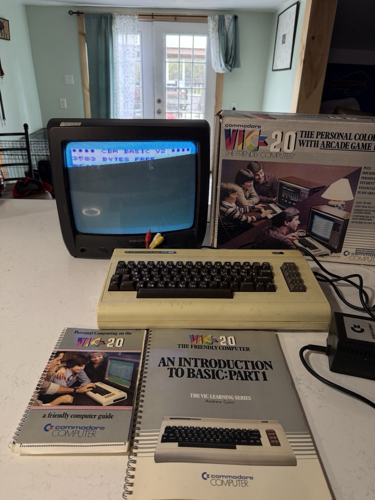 Commodore VIC20 Computer CIB Tested Working W Box Manuals Retro Vintage PC