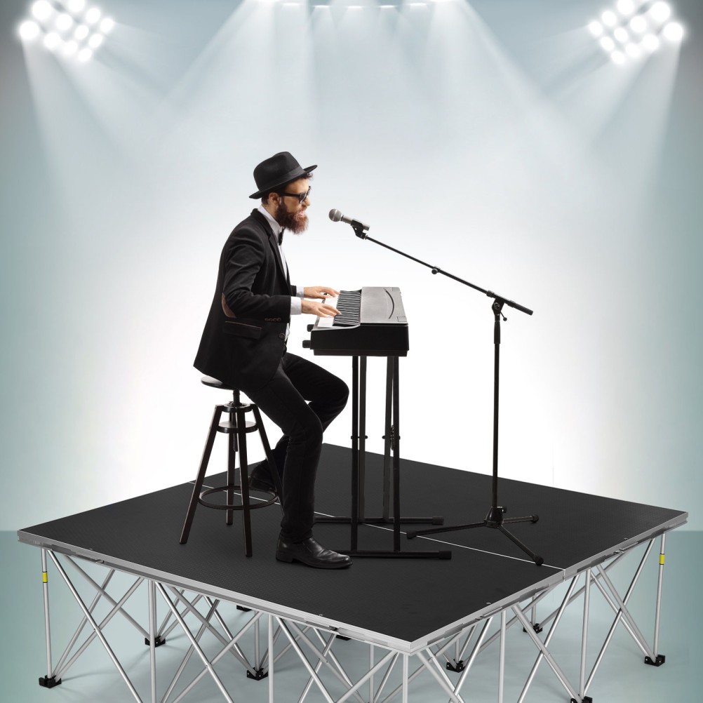 Folding Portable Stage Platform 4x4 Foldable Stage Platform Modular Unit 700Kg