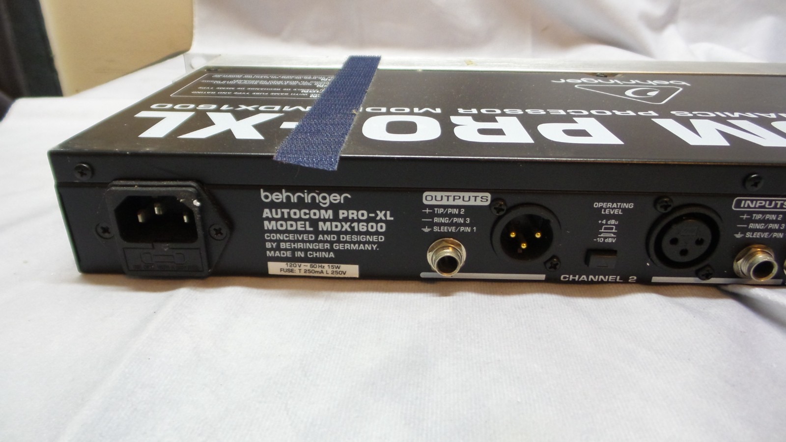 Behringer MDX1600 Autocom Pro-XL Audio Interactive Processor - USED/WORKS