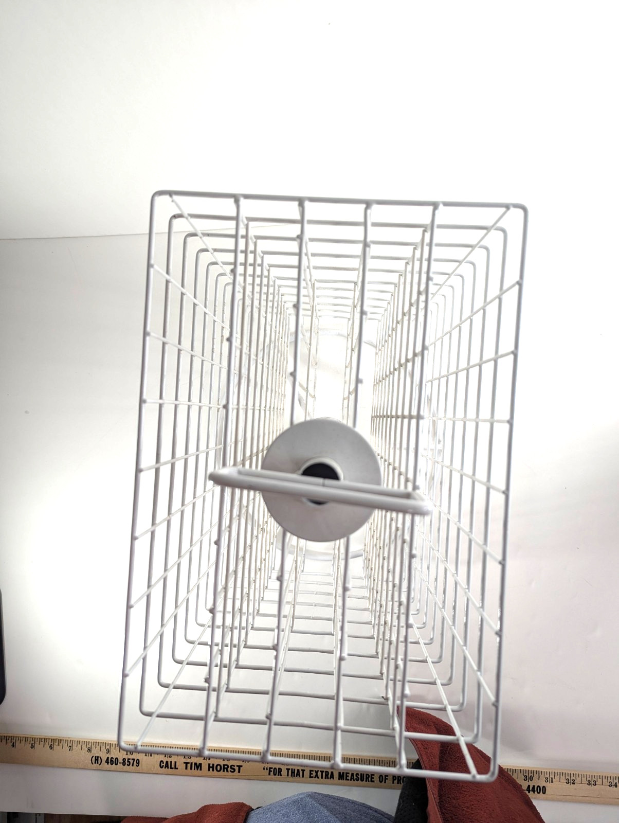 Spinning Craft Paint Storage Holder Rack White