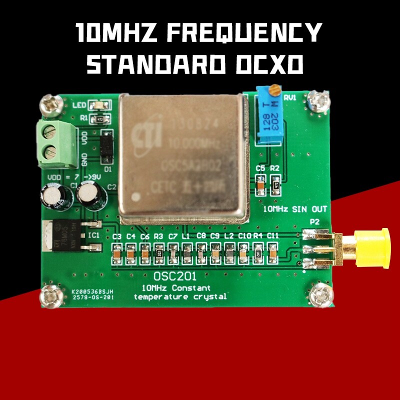 New 10MHz OCXO Frequency Standard Reference Module Board 10MHz Output For Radios