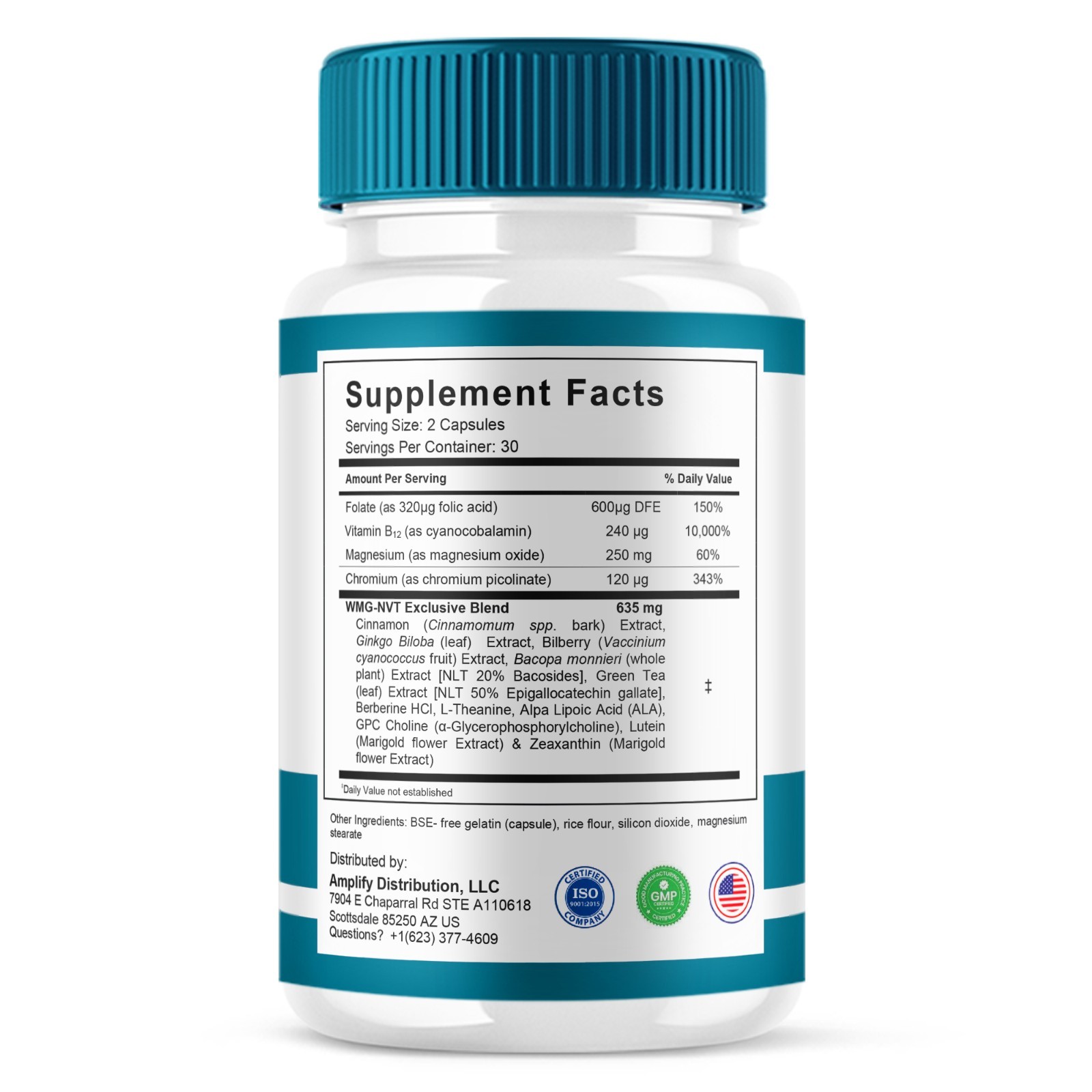 Retina Clear Capsules, RetinaClear Premium Supplement (60 Capsules)